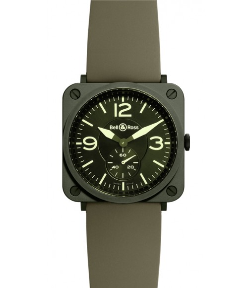 Bell & Ross Ceramic Quartz 39mm Medium  Watch Replica BR S MILITARY CERAMIC